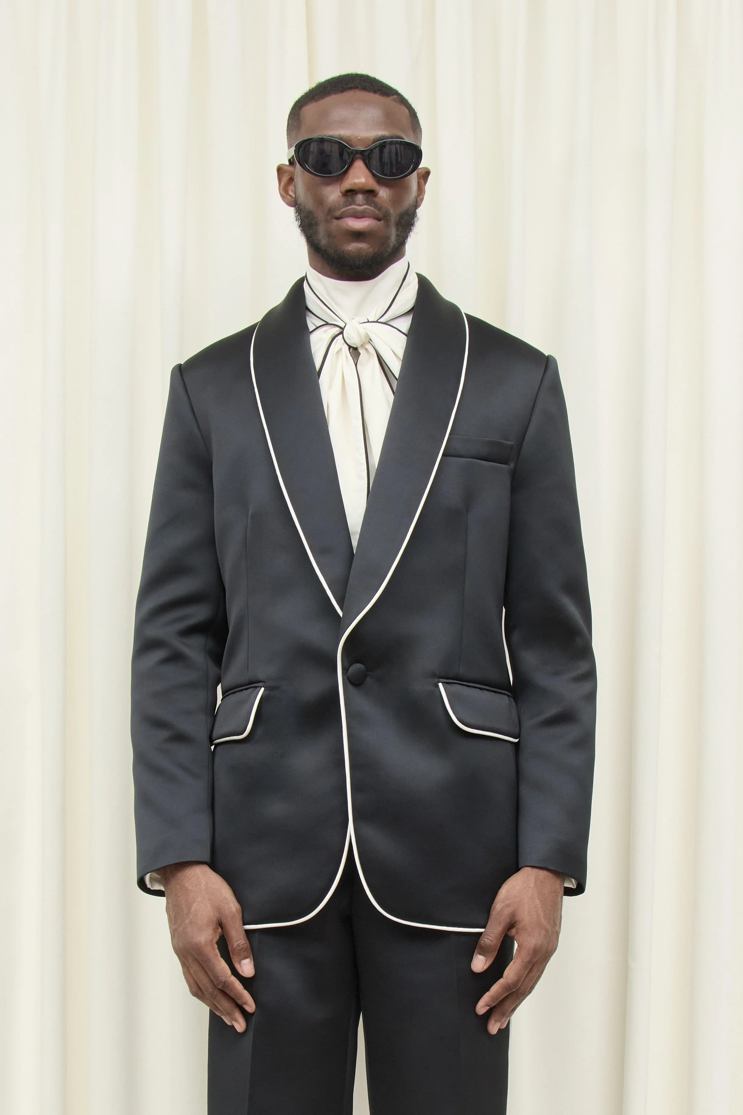 ジャケット The Garment FW25 PLUTO BLAZER BOW BACK (20513 050) Pluto Bow Blazer Black